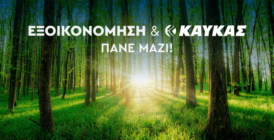 Δάσος με πράσινο και άπλετο φως. Εξοικονόμηση και ΚΑΥΚΑΣ πάνε μαζί!