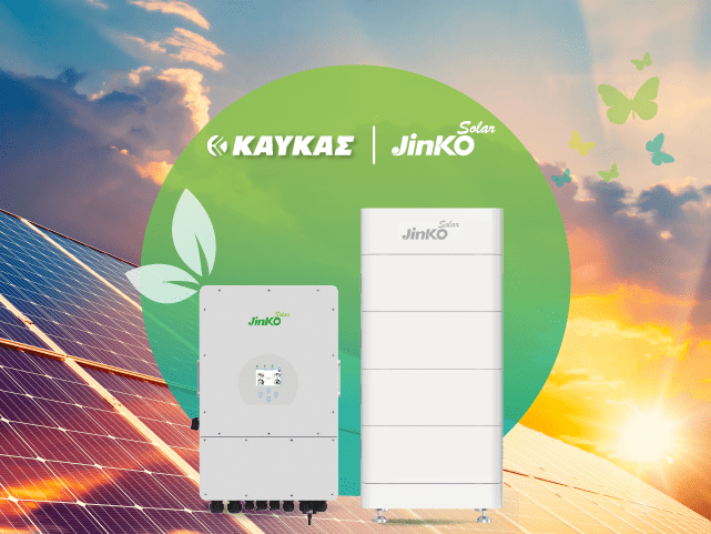Με background φωτοβολταϊκά συστήματα, ένας Inverter και ένας ESS jinko
